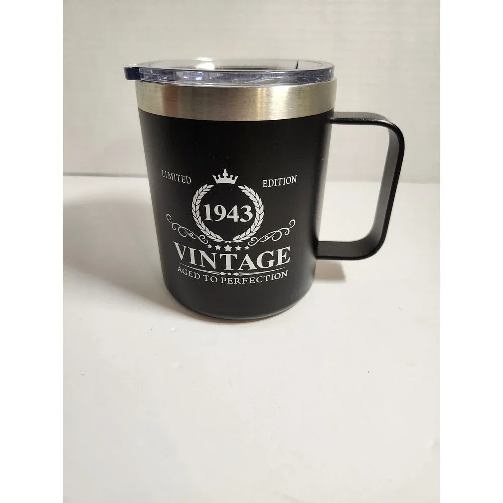 12 Oz. Stainless Steel Mug With Handle